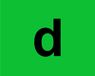 Lampa 98447 letterstickers, groen/zwart