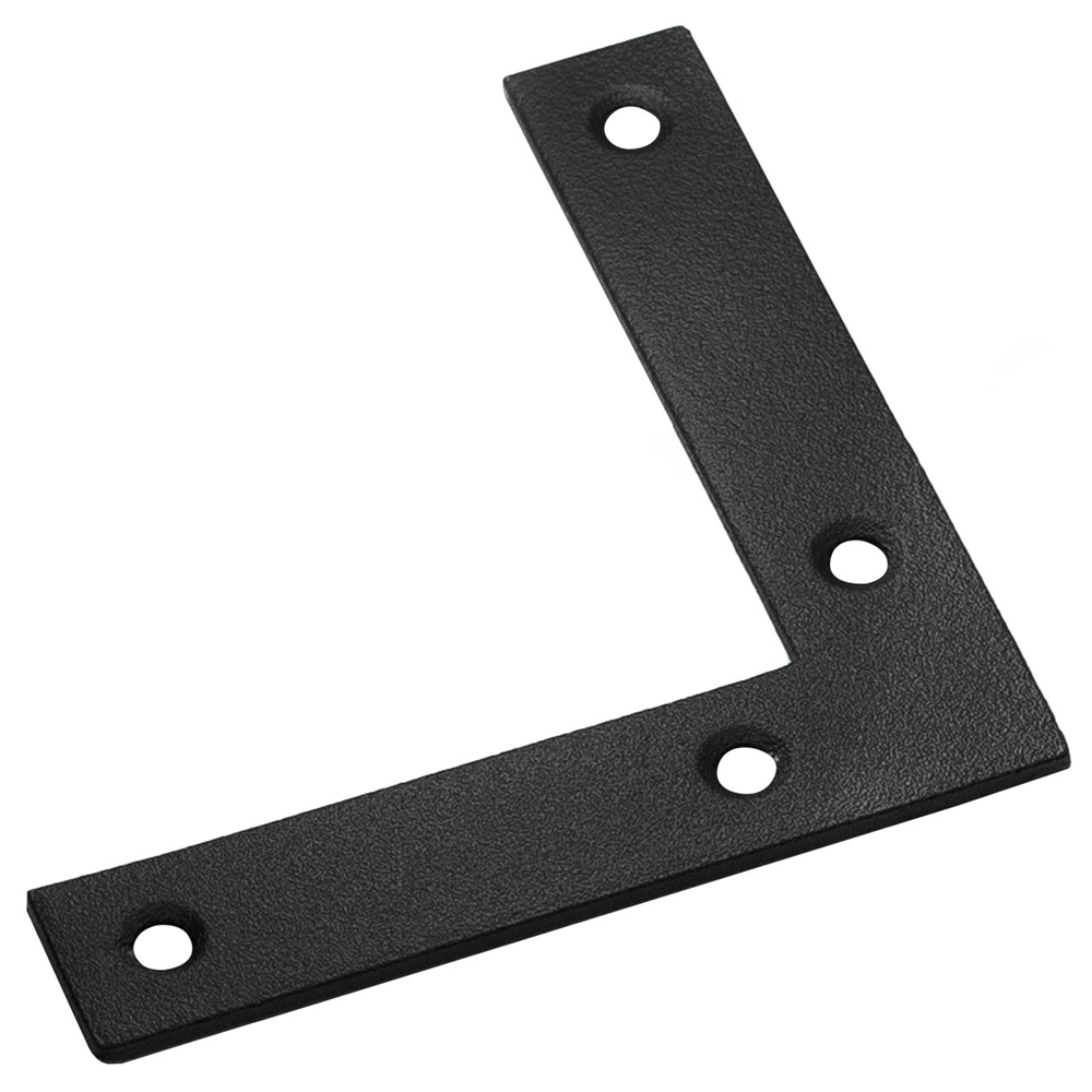 Waelbers Raamhoek 40mm zwart TXT p/4st. KVP