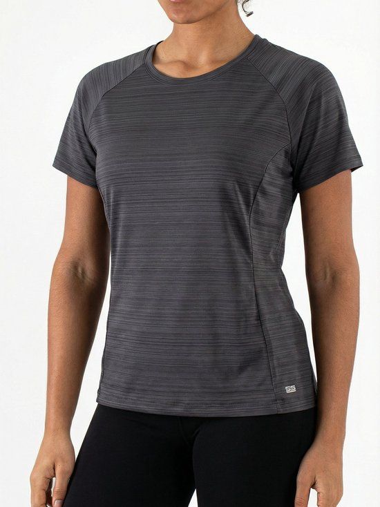 Sjeng Sport IDUN Sportshirt Dames - Ebony
