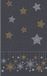 Duni - Tafellaken - Snowstars Black - 138 x 220 cm