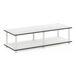 Furinno Just No Tools breedbeeld tv-standaard, rek, wit