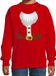 Bellatio Decorations Shoppartners Bv Kerstman verkleed sweater - rood - kinderen - 122/128