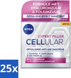 NIVEA CELLULAR Expert Filler Dagcrème - Anti-Veroudering Gezichtscrème - SPF 15 - 50 ml - 25 stuks