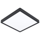 EGLO Argolis-Z Plafondlamp Zwart/Wit Vierkant Opbouw IP44 19,5W 2700-6500K 2700lm Dimbaar