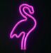 Ydemanne Neon LED Lamp - Flamingo - Roze - 29 x 14 cm - Incl. Batterijen