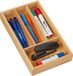 Merkloos Relaxdays Lade Organizer - Bamboe - 4 Vakken - 4 x 16 x 28 cm