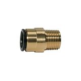 Riegler 84.100-28 Schroefverbinder van messing, serie »speedfit«, 1 BSPT, voor buis buiten-ø 28 mm