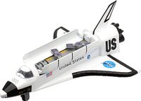 Keycraft Ruimtevaart Speelgoed - Grote Space Shuttle van Metaal 20 cm