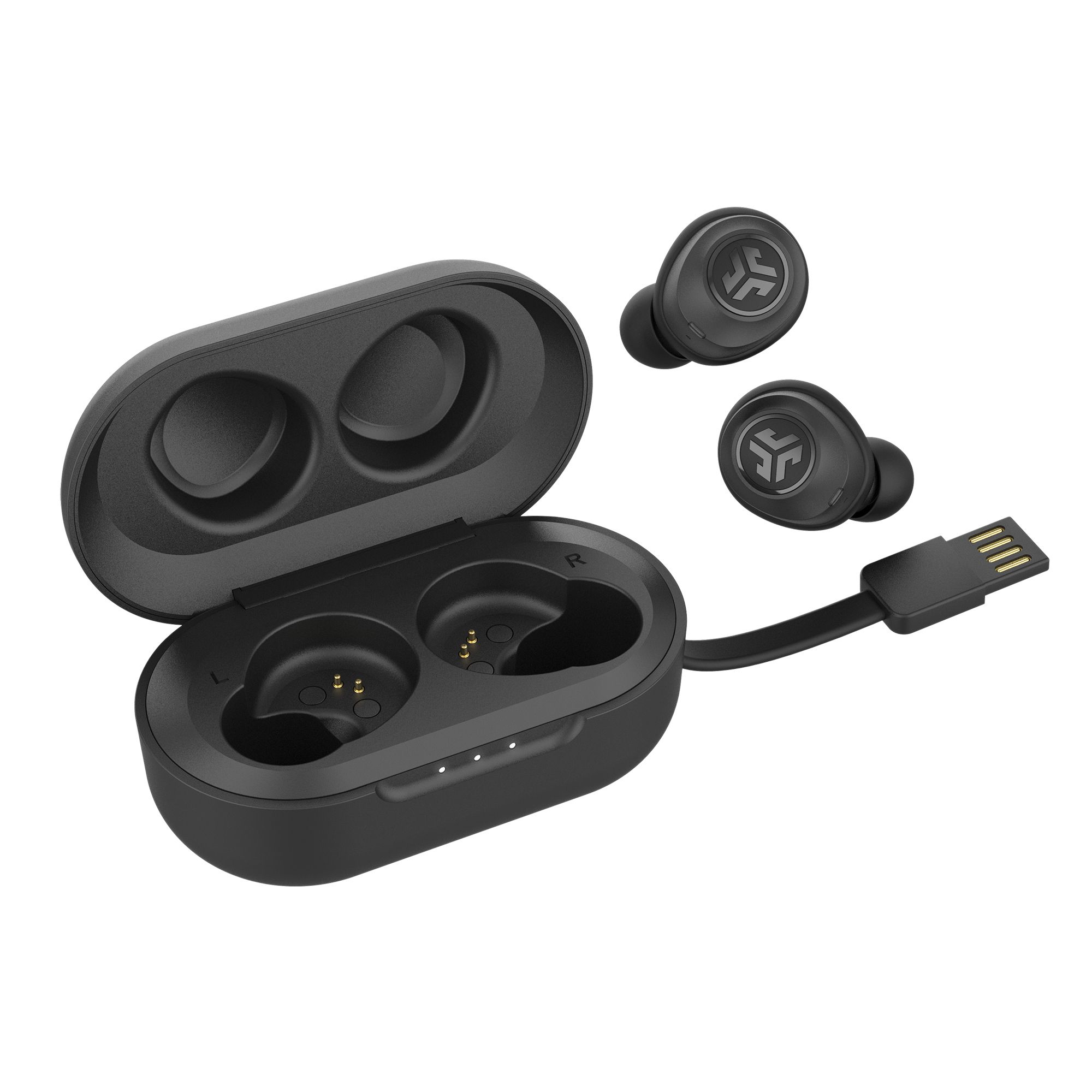 JLab JBuds Air True Wireless Bluetooth 5.0 In-Ear Headphones - Black