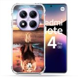 Cokitec Versterkte hoes voor Xiaomi Redmi Note 14 Pro 5G Animal Lion Reflet