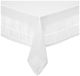 Violet Linnen Hem Stitch geborduurd vintage design Oblong