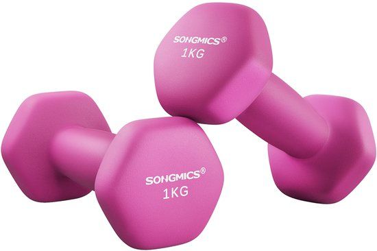 SONGMICS Roze halterset (2 stuks)