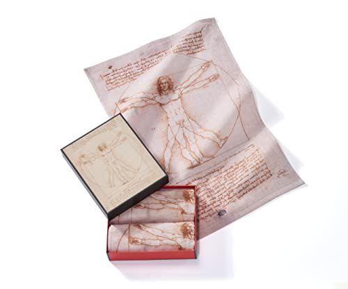 Musearta The Vitruvian Man Gastendoekjes Set van 2 - 40x60 cm - Katoen