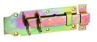 Alberts GAH Alberts 116743 sluitgrendel | recht, met platte greep en bevestigde lus | galvanisch verzinkt, gechromateerd | plaat 180 x 64 mm