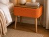 NOVACLA Table de chevet orange