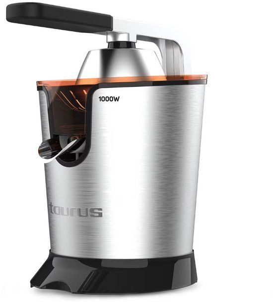 Taurus EasyPress 1000 Legend Citruspers - 1000W - Roestvrij Staal - Timer - Antislip Voetjes