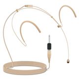 Pyle Professionele dubbele oormicrofoon, omnidirectionele audio met condensator, met adapter, windbescherming, voor podium, onderwijs, fitness