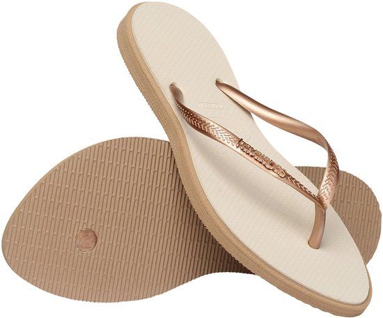 Havaianas Slim Point Slippers - Rosé - Beige