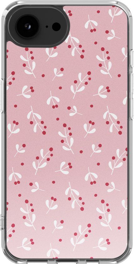 imoshion Hoesje - Geschikt voor Apple iPhone 17e / 16e - Design hoesje - Berries Blush