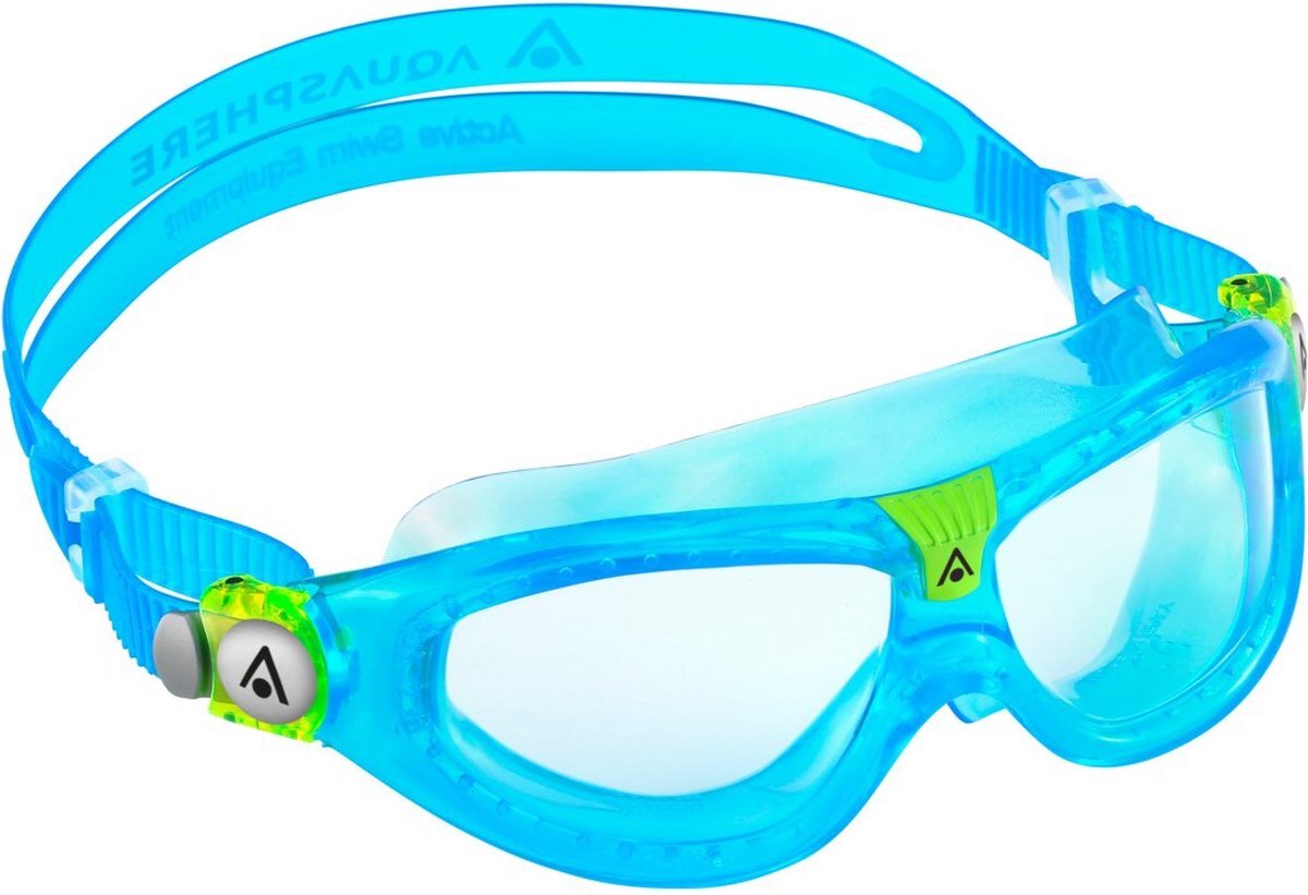 Aquasphere Aquasphere Seal Kid 2 - Zwembril - Kinderen - Clear Lens - Turquoise/Lime