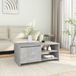 Maison Exclusive - Table basse, couleur béton, 102x50x45 cm, panneau de particules