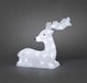 Konstsmide renne en acrylique, couché, 40 diodes blanc froid, transformateur extérieur 24V, câble transparent - 6181-203