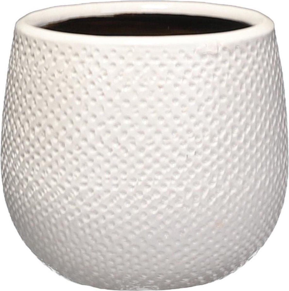Mica Decorations Gabriel Bloempot - H12 x Ø14 cm - Keramiek - Brons