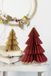 Folia Berry XMAS Trees Honingraat Decoratie Set van 2