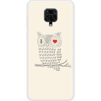 Redmi Note 9 Pro I Love Owls Siliconen hoesje