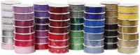 Creativ Company Lace tape set b: 15 mm diverse kleuren 56x3m