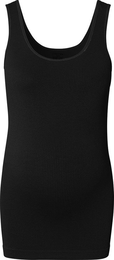 Noppies Top rib Sama Zwangerschap - Zwart - Maat M/L