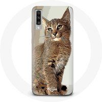 Maniacase Hoesje voor Samsung Galaxy A70 Siamese kattenras