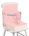 Siège auto enfant rose avec housse lavable et ceinture de sécurité réglable