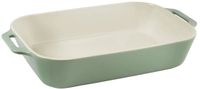 Staub keramiek ovenschaal set van 3: 20x16cm + 27x20cm + 34x24cm eucalyptus