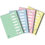 Oxford Sorteermap met rug geniet topfile+ A4 - 12 stuks