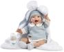 Muñecas Guca Noel Reborn Baby Haarloos 42-46 Cm Grijs Enfants