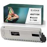 Evoke Compatibele Toner voor Oki C823 Bk C823Bk C823 46471104 Zwart 7000 Pagina's C823 C833 C843