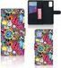 B2Ctelecom Samsung Galaxy A02s | M02s Wallet Case met Pasjes Punk Rock