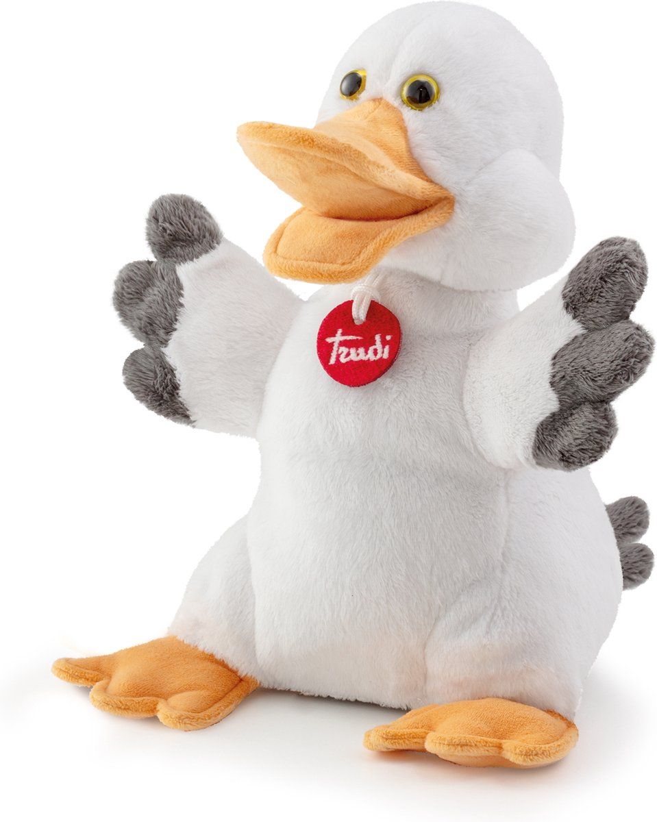 Trudi Handpop Eend ca. 26 cm (Maat S) - 8056379110811