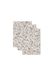 Jollein 536-848-67045 Set van 3 washandjes/washandje met retro bloemen (15 x 20 cm)