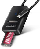 AXAGON ADM2-CM USB-C 10Gbps - M.2 NVMe & SATA SSD adapter, 10cm USB-C cable