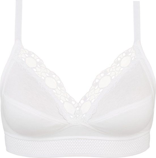 Playtex Feel Good Support Organic Cotton Bra - White - D85