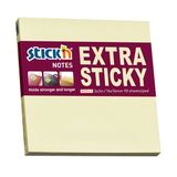 Stick'n extra sticky notes pastelgeel 76 x 76 mm (90 vel)