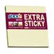 Stick'n extra sticky notes pastelgeel 76 x 76 mm (90 vel)