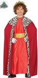 Koning mantel rood verkleedkostuum kinderen 110/116