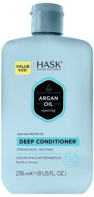 HASK Argan Oil Repairing Deep Conditioner - 236 ml