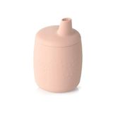 Jané Leren beker van siliconen, lekvrij, gemakkelijk te zuigen, om te zetten in beker, BPA-vrij, antibacterieel, roze