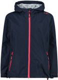CMP Waterdichte meisjesjas met capuchon zwartblauw Polyester Lente/Zomer 2023