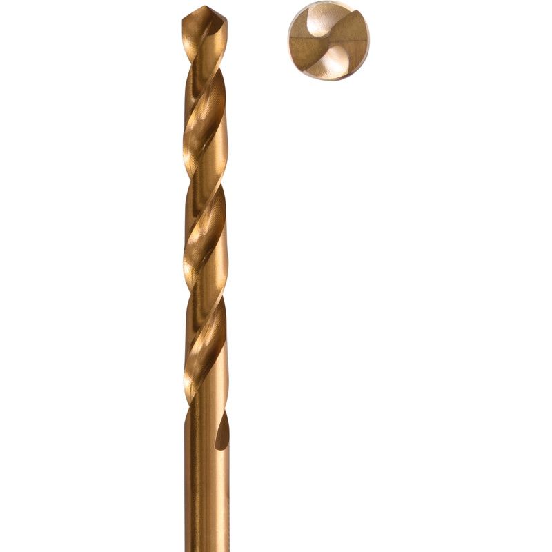 Labor HSS-titanium metaalboor geslepen 4,8x86mm (2 Stuks)