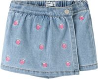 NAME IT Meisjes Bermuda Shorts 104 Light Blue Denim